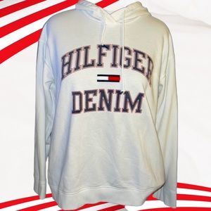 Tommy Hilfiger 🇺🇸 Denim Gender Neutral Oversized Hoodie